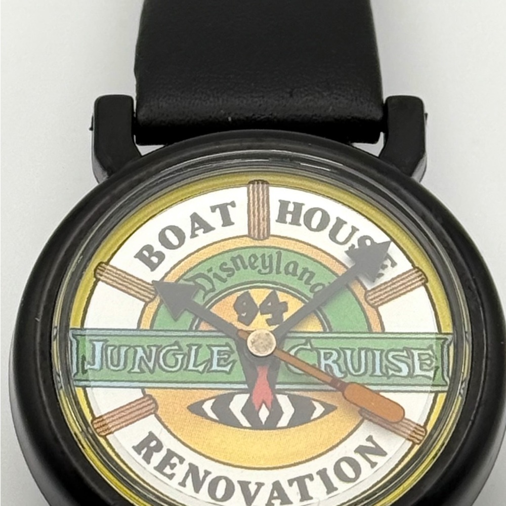 Disney Rare Vintage Jungle Cruise Black Watch Boat House Renovation